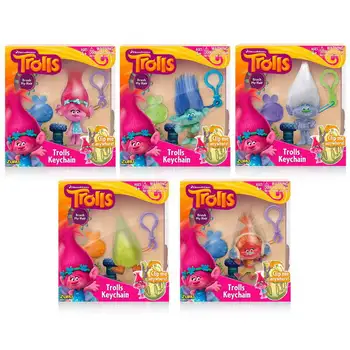 

Figures of trolls from M/F "trolls", on a keychain in a set with a comb, 5 kinds in stock,