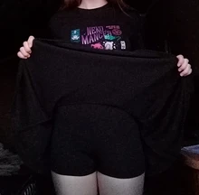 Plegie-Falda pantalón para mujer, prenda de cintura alta y pantalón corto ideal para todo el año, disponible en las tallas M-5XL