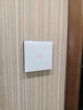 Wall-Light Glass-Panel Crystal Touch-Screen White Ac110-220v Standard Szaoju EU 1set