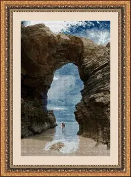

CROSS STITCH KIT PANDATHREAD LANDSCAPES AND NATURE 34802