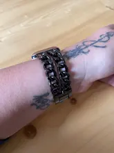 Correa de acero inoxidable para Apple Watch 5, 4, 3, 2, 1, 38mm, 42mm, 40mm, 44mm, banda de Metal para iWatch Series 5, 4, 3, 2, 1