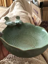 Birth-Feeder Garden-Decor Baths Ceramic Finish Aquarium Retro