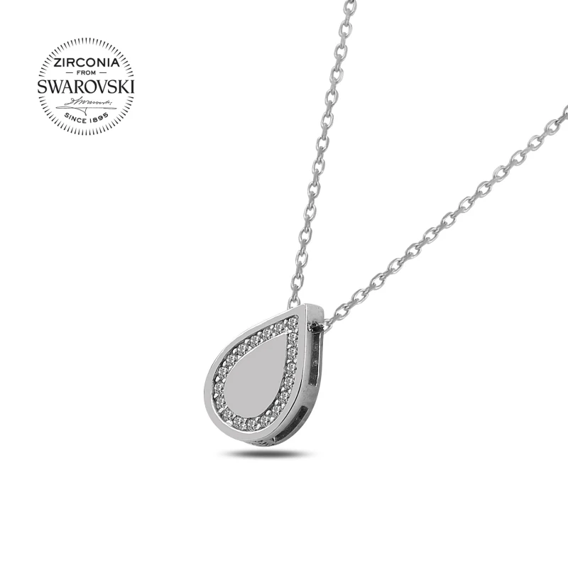 

Armagano Swarovski Zirconia Gemstone Drop Necklace
