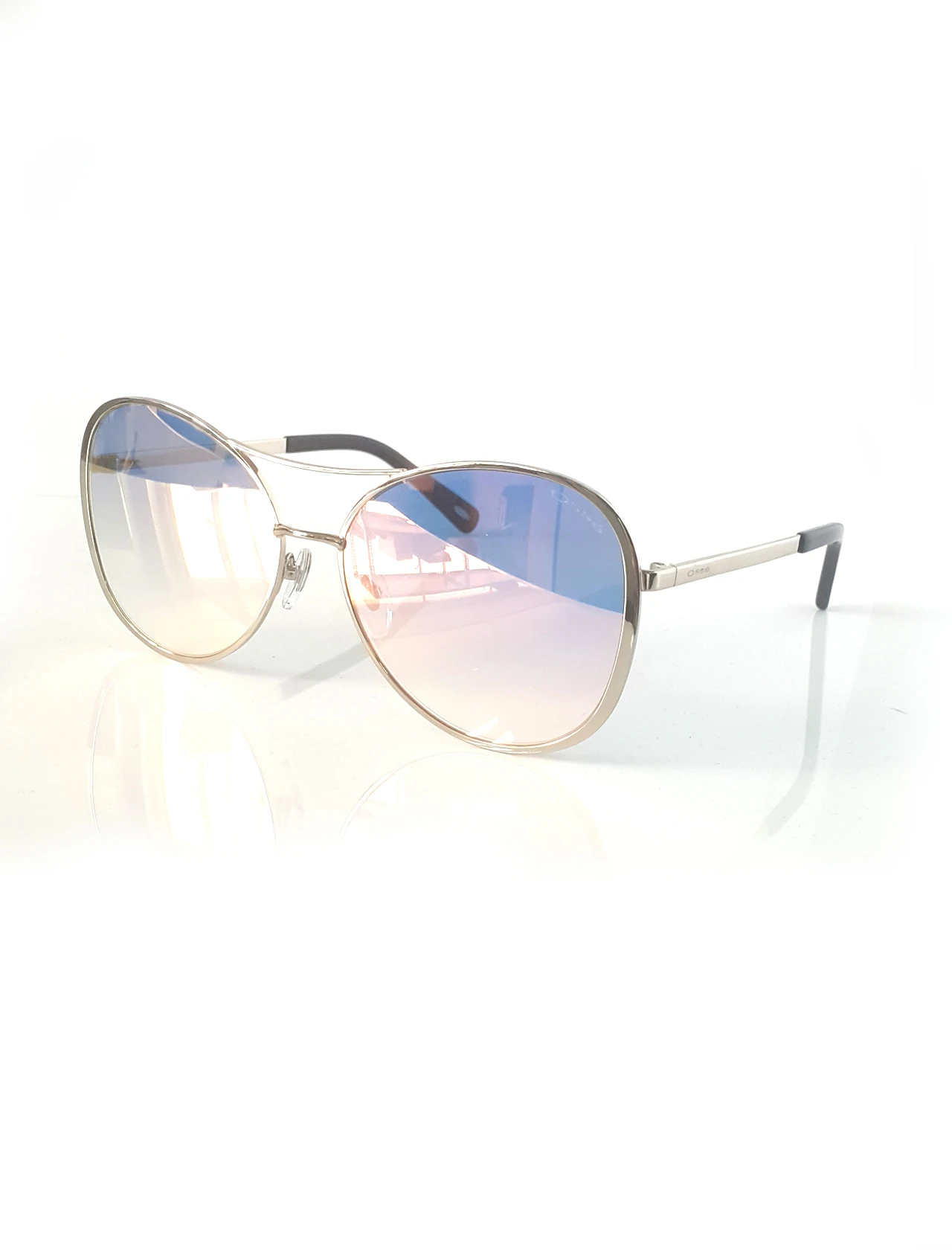 

Women's sunglasses os 2754 05 metal silver organic oval aval 60-16-140 osse