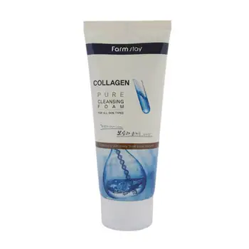 

Foam for face farmstay collagen pure Cleansing Foam
