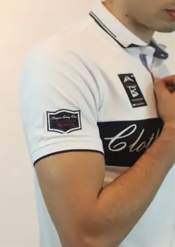 

Printed Polo-Burning White Men 'S T-Shirt (WHITE)