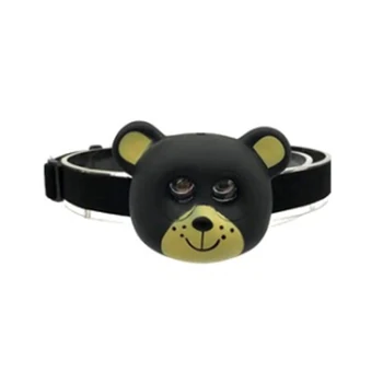 

Cute animal shape cute headlamp Flashlight on head for boy girl Camping Kids creative gift child outdoor headlight