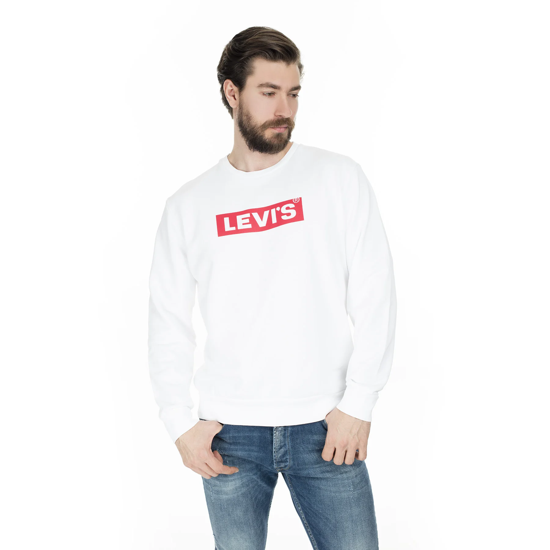 

Levi's Printed Bike Collar Sweat MEN 'S SWEAT 19492