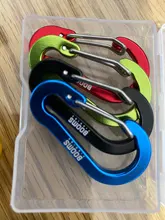 Carabiner Keychain Hook Lock-Buckle Snap-Clip Fishing-Tool Booms Aluminum-Alloy Climbing