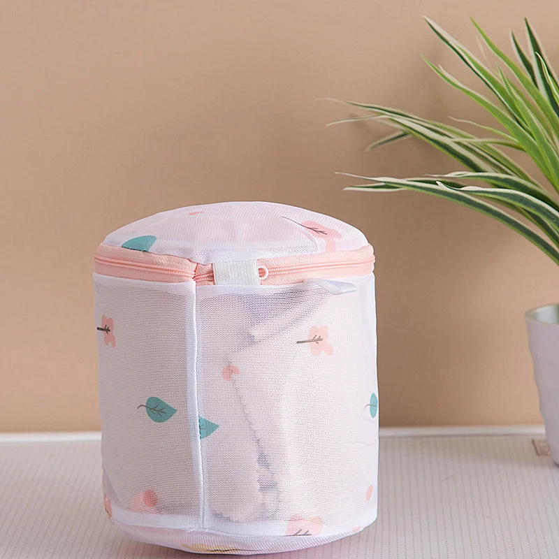 Zippered Laundry Wash Bag Foldable Mesh Net Dirty Clothes Socks Washing Bags Bra Underwear Organizer Bag