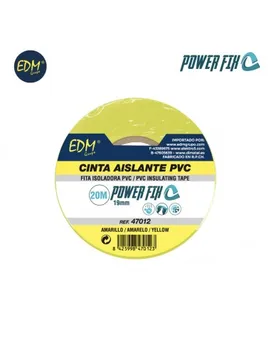 

Insulating tape 20m x 19mm yellow edm
