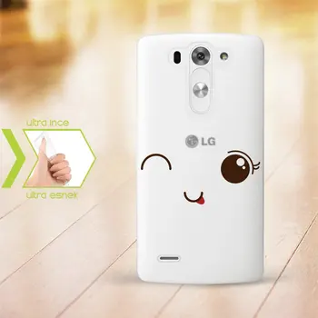 

Personalized LG G3 Slim Clear Silicone Phone Cover (Face Temalı-4)