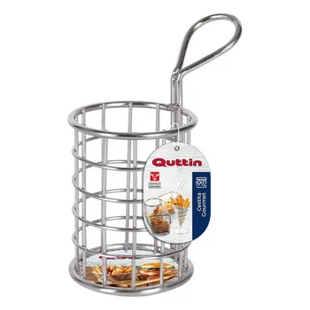 

Basket for Presenting Aperitifs Quttin Circular Stainless steel (ø 7 x 9 cm)