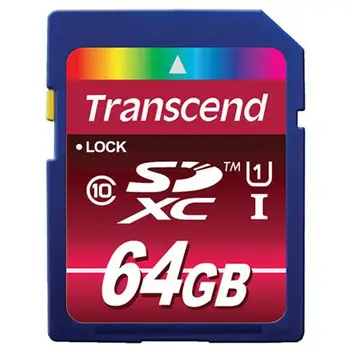 

64 GB SDXC UHS-I 600x Ultimate, 64 GB Secure Digital Extended Capacity (SDXC) , 90 MB/s, 10000 cycles PER sector, logical uhs-1