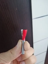 1pc 6mm vástago Router poco recta T poco V de corte de esquina redonda Cove caja mm broca para fresa para madera MC06010