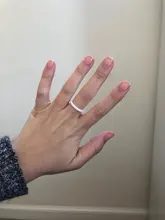 Nuevo 2,7mm de grado alimenticio de la FDA anillo de silicona 4-10 tamaño hipoalergénico Crossfit Flexible anillo de goma para el dedo para las mujeres anillos de boda