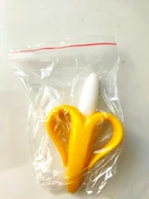 Mordedor seguro sin BPA para bebé, juguetes para bebé, cepillos dentales de entrenamiento, silicona, cuidado Dental, cuentas de lactancia, regalo para bebé