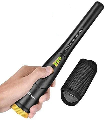 RM RICOMAX Metal Detector Pinpointer Handheld with Belt Holster 3 LED Range Indicators & Buzzer Vibration Sound |