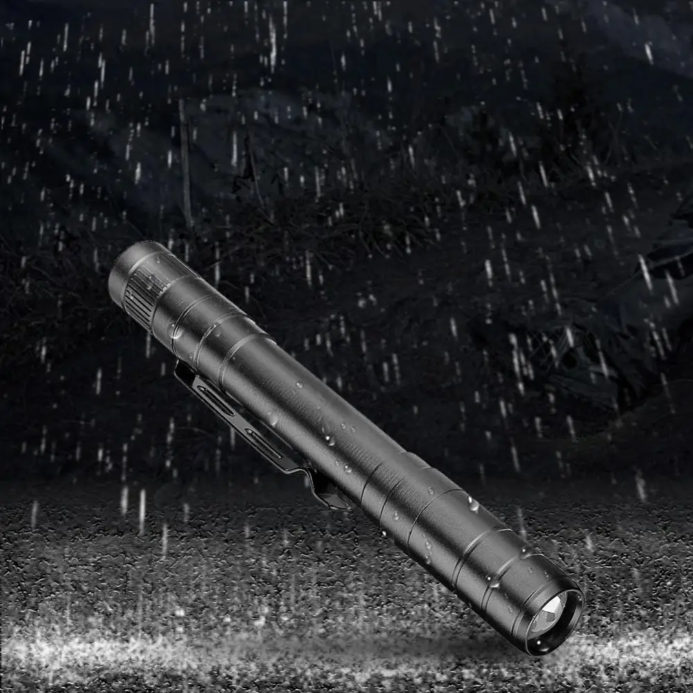 Портативный светодиодный фонарик 2 режима форма мини пера наружный аварийный