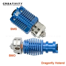 BMO BMS – extrudeuse libellule Hotend, buse en cuivre plaqué à chaleur bimétallique V6 Hotend, pièces d'imprimante 3D pour Ender3 Prusa CR10 