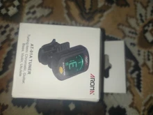 Guitar Tuner Chromatic Bass Ukulele Rotatable Black for Acoustic Lcd-Display