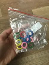 10 Pcs/Bag Wood Rings Parrot Toys Accessories Colorful Random Color DIY Ornament