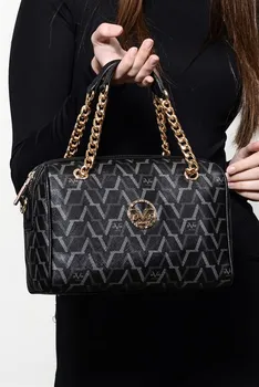 

Women's 5109 Black Lady Hand Bag 19 V69 ITALIA 5109 Model High Quality PU Made in Turkey