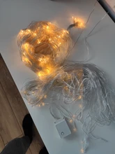 Curtain Garland Fairy-String-Light Led Net Mesh Window Christmas Wedding Party 2x2m 3x2m