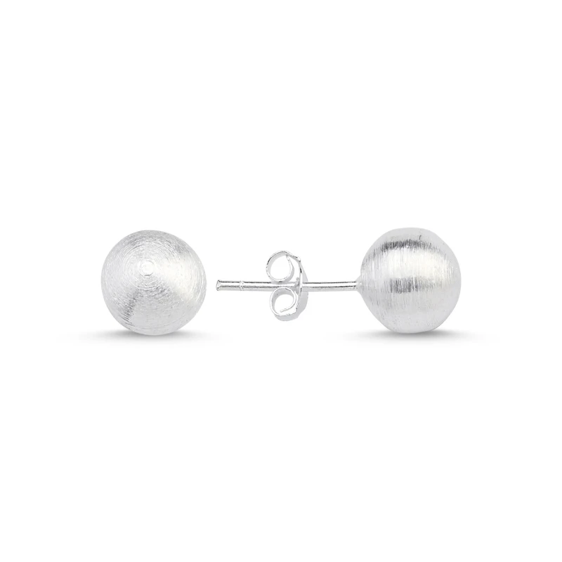 

Silver 925 Sterling 8mm Broseli Ball Earrings