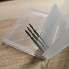 Caja de almacenamiento con ranuras de plástico para limas de uñas, accesorios de manicura con soporte transparente acrílico, 20 unidades