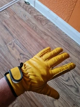 QIANGLEAF-guantes de protección para hombre, de cuero de vaca, amarillo, ultrafinos, de seguridad, para el trabajo, venta al por mayor, 527NP, Envío Gratis