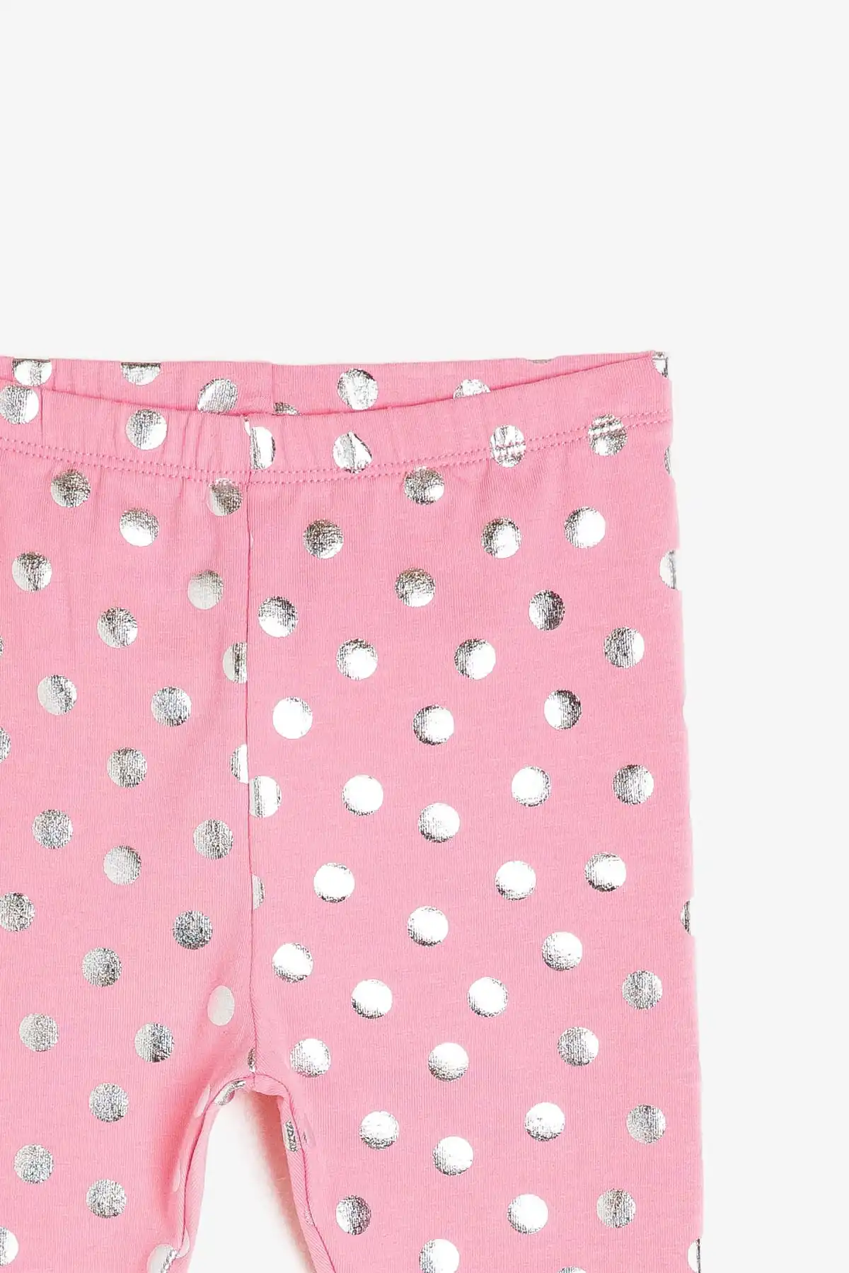 Coton Kids/розовые узорчатые леггинсы для маленьких девочек