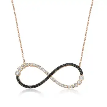 

925 sterling Silver Infinity Ladies Necklace