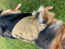 Vest Dog-Harness German-Shepherd Dogs Pet-Military-Training Molle Tactical Medium 