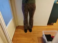 Sweetown marrón leopardo Y2K Joggers de cintura alta pantalones doble capa de red E chica estética Pantalones mujer pantalones de chándal