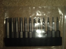 Bits Drill-Bit Screw-Driver Hand-Tools Flat-Head Tamper-Proof 50mm Hex Torx Security