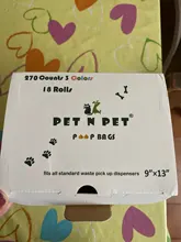Pet N Pet-bolsas biodegradables para caca de perro, 18/48 rollos, 270/720 cuentas, 3 colores, bolsa de basura perfumada de lavanda