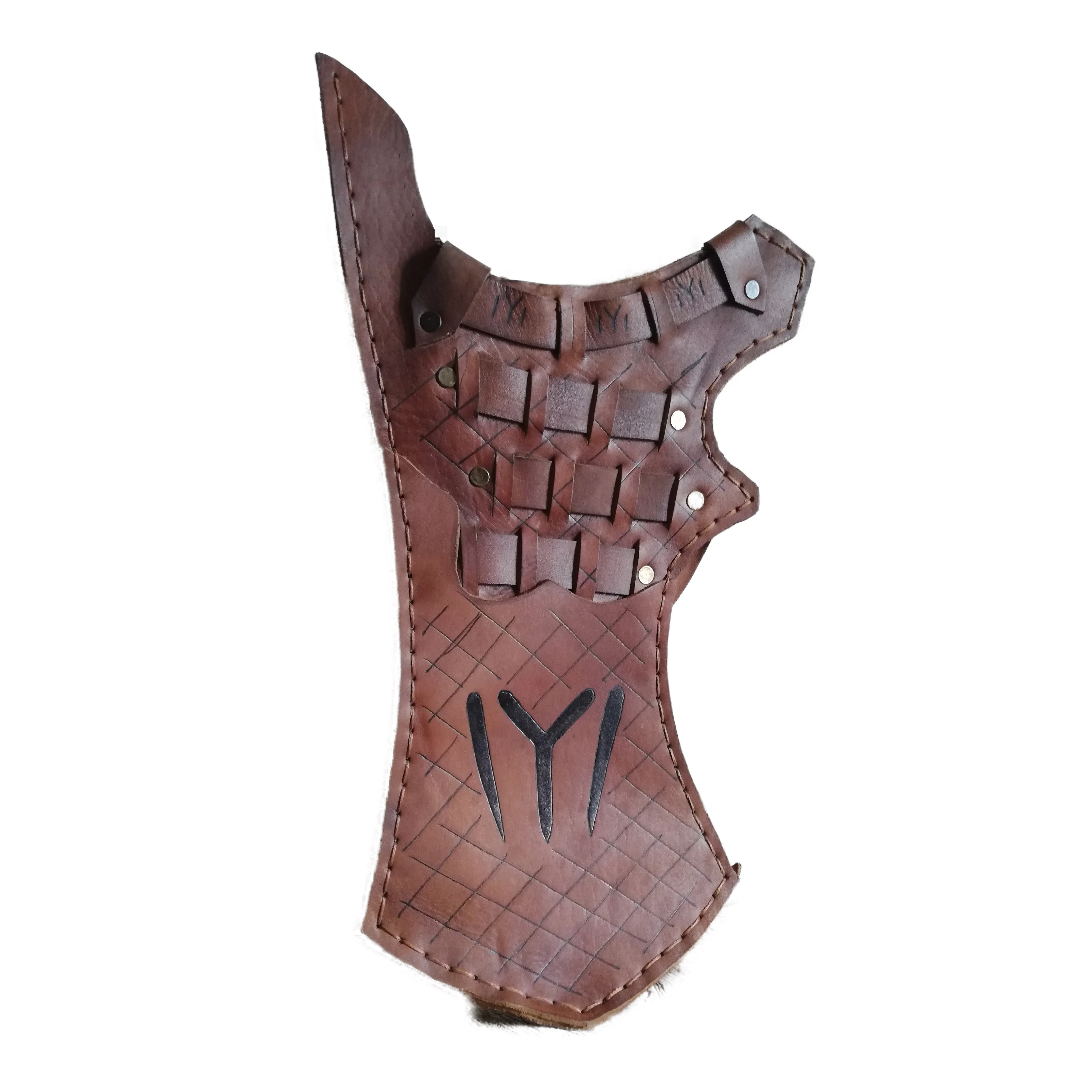 leather hip quiver /horseback archery quiver Turkich quiver mounted