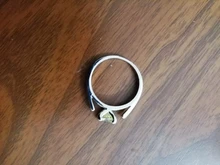 Tamaño 6-10 una vez sobre un anillo de tiempo la nieve blanco minimalista verde Chapado en cristales anillo de compromiso para las mujeres