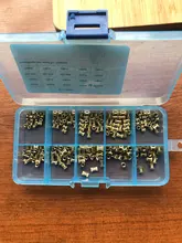 Juego de tuercas de inyección de cobre, M2 x L-3.5, M2.5 x L-3.5, M3 x L-4.2(OD), 200/500 Uds.