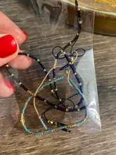 ZMZY estilo Boho estilo de Miyuki Delica brazaletes con cuentas de semillas para las mujeres joyería de pulsera de la Amistad colgante colorido brazalete hecho a mano