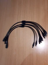 Uds cámara de seguridad CCTV 1 DC hembra a 2/3/4/5 macho adaptador de Cable de alimentación conector de Cable divisor para tira de LED