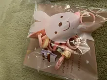 Anillo de fruta bonita para niñas, sortija Multicolor de colores, fruta bonita, traje de princesa, 12 Uds.