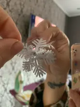 36pcs/lot White Snowflake Christmas Wall Stickers Glass Window Sticker Christmas Decorations