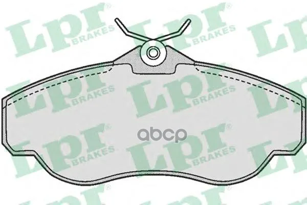 Колодки Тормозные Land Rover Discovery 98-04/Range Rover 88-02 Передние Lpr 05p728 Lpr арт. 05P728