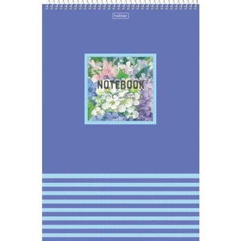 

Notebook A4 хатбер 80L. Spiral flower watercolor hard substrate, UV. Nail