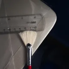 EZONE-soporte para bolígrafo rojo, pincel de diferentes tamaños, brochas de abanico, acuarela/pintura al óleo, dibujo de Gouache, juguete de arte, suministros para escuela y oficina