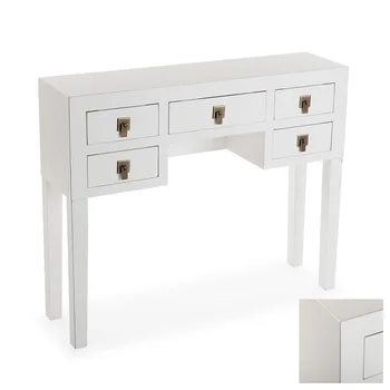 

Versa Home table entrance edge silver, material wood, furniture receiver, console cabinet, entrance hall furniture 20190099