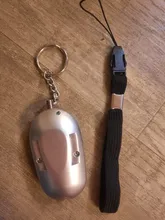 Upgrad-alarma de autodefensa con forma de huevo para niña y mujer, alerta de seguridad Personal, llavero fuerte, alarma de emergencia, 120dB