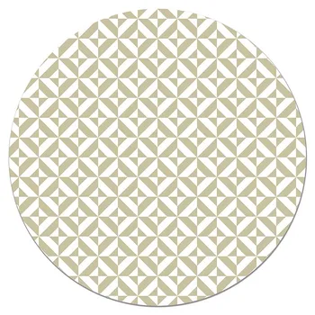 

Panorama Vinyl Rug Yellow Geometry - Kitchen Carpet Anti-Slip Flame Retardant - Living Room Rug - XXL Rugs - PVC Rugs